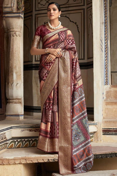 Viscose Fabric Sangeet Wear Wondrous Saree In Multi Color.