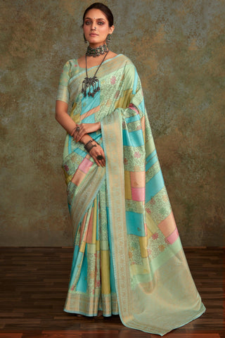 Art Silk Fabric Multi Color Riveting Saree With Printed Work.