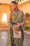 Art Silk Fabric Function Wear Green Color Phenomenal Saree - women's fashion mart