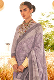 Beguiling Lavender Color Art Silk Fabric Digital Printed Saree - women's fashion mart