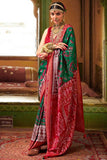 Art Silk Fabric Green Color Stylish Look Printed Saree - women's fashion mart