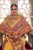 Trendy Art Silk Yellow Color Saree With Printed Work - women's fashion mart