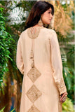 Chinon Fabric Beige Color Embroidered Elegant Palazzo Suit - women's fashion mart