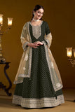 Chanderi Fabric Anarkali Salwar Suit - women's fashion mart