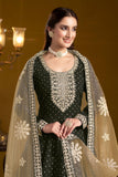 Chanderi Fabric Anarkali Salwar Suit - women's fashion mart