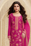 Nidhi shah Trendy Rani Color Viscose Fabric Salwar Suit - women's fashion mart