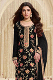 Nidhi shah Black Color Viscose Fabric Elegant Salwar Suit - women's fashion mart