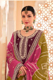 Radiant Maroon Color Chinon Fabric Embroidered Salwar Suit.