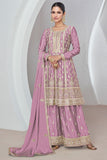 Vartika Singh Ingenious Lavender Color Chinon Fabric Readymade Palazzo Suit.
