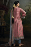 Printed Art Silk Fabric Salwar Kameez In Pink Color.