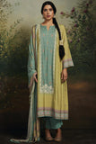 Yellow Color Festive Wear Printed Salwar Kameez In Art Silk Fabric.