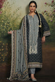 Black Color Printed Salwar Suit In Art Silk Fabric.