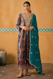 Wine Color Function Wear Digital Print Palazzo Salwar Suit In Velvet Fabric.