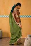 Brown Color Velvet Fabric Fancy Digital Print Function Wear Palazzo Salwar Kameez.