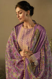 Beatific Banarasi Fabric Party Look Salwar Suit In Lavender Color.