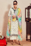 White Color Muslin Fabric Trendy Digital Printed Salwar Suit - women's fashion mart