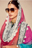 White Color Muslin Fabric Tempting Digital Printed Salwar Suit - women's fashion mart