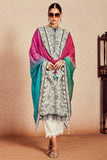White Color Muslin Fabric Tempting Digital Printed Salwar Suit - women's fashion mart