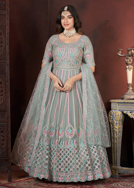 Exquisite Pista Zarkan Heavy Worked Bridesmaids Gown - women's fashion mart