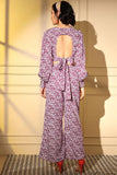 Exclusive Pink Crepe Fabric Digital Printed Co Ord Set.