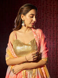 Elegant Multi Printed or Embroidered Organza Lehenga Choli - women's fashion mart