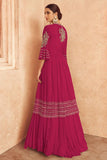 Rani Chinon Silk Readymade Gown.