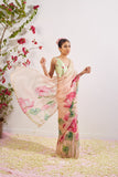 Kumud Blush Organza Silk Saree  women's fashion mart