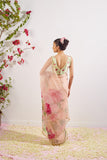 Kumud Blush Organza Silk Saree  women's fashion mart