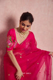 Noor Raani Organza Silk Saree  women's fashion mart