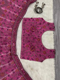 Trending Pink Lehenga choli with dupata -Lehenga Choli Pink / free size upto 42 inches / unstich women's fashion mart