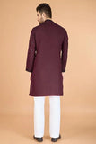 Maroon Designer Kurta for Men - Festive & Wedding  women's fashion mart