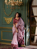 Formidable Copper Rust Soft Dola Silk Printed Saree - women's fashion mart