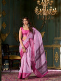 Magical Bright Pink Soft Dola Silk Printed Saree - women's fashion mart
