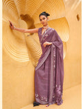 Stunning Copper Rose Daani Georgette Printed Saree - women's fashion mart