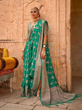 Fantastic Teal Green Georgette Saree with Weaving Butta Border - women's fashion mart