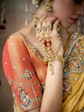 Luminous Mustard Yellow Designer Silk Embroidered Saree - women's fashion mart