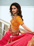Elegant Yellow Embroidered  Silk  Lehenga Choli Set - women's fashion mart