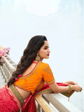 Elegant Yellow Embroidered  Silk  Lehenga Choli Set - women's fashion mart