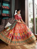 Formidable Multi-color Banarasi Silk Bridal Lehenga Choli Set - women's fashion mart