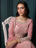 Passionate Pink Embroidered Bridal Lehenga Choli - women's fashion mart