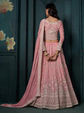 Passionate Pink Embroidered Bridal Lehenga Choli - women's fashion mart