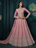 Passionate Pink Embroidered Bridal Lehenga Choli - women's fashion mart