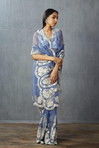 Thai Organza Silk Saree -Organza Saree Default Title women's fashion mart