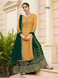 Faux Georgette Suit -Designer Suit White women's fashion mart