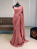 Designer Full Sequence Work Premium Georgette Saree  women's fashion mart