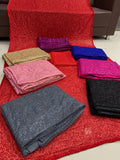 Designer Full Sequence Work Premium Georgette Saree  women's fashion mart