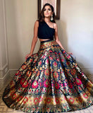 Ready to wear banarasi silk designer lehenga choli for women or girls | Ready To Wear  women's fashion mart