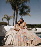 bridal wear heavy work lehenga choli -Lehenga Choli Default Title women's fashion mart