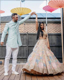 bridal wear heavy work lehenga choli -Lehenga Choli Default Title women's fashion mart