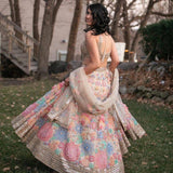 bridal wear heavy work lehenga choli -Lehenga Choli Default Title women's fashion mart